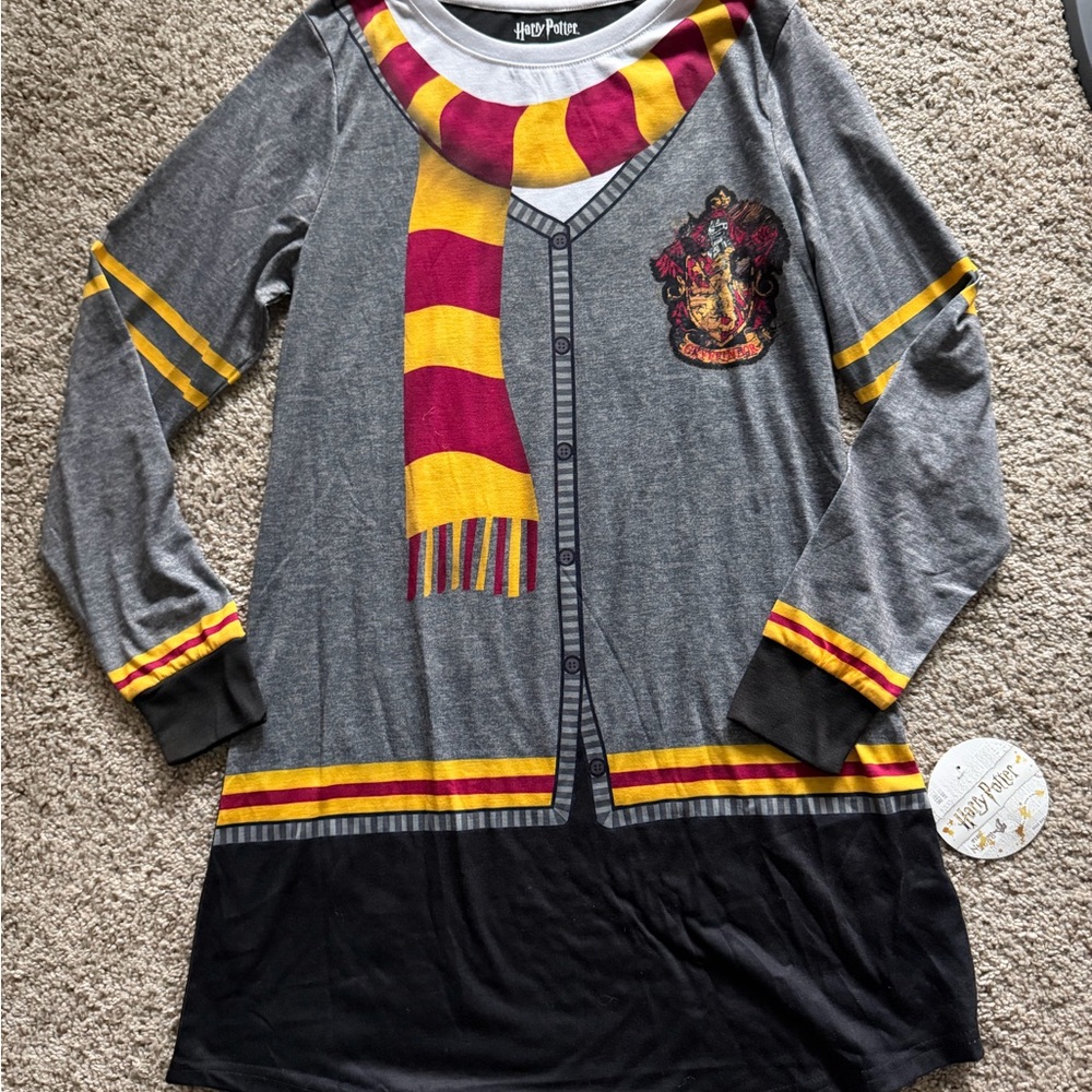 Warner Bros. Harry Potter Dress sz Small Gryffindor Crest Costume Long sleeve - Picture 3 of 5